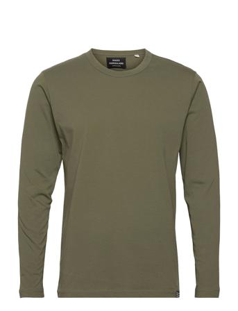 Organic Thor Tee Ls Green Mads Nørgaard