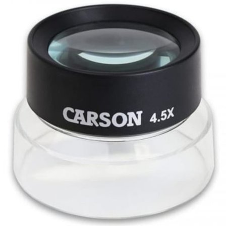 Carson LL-55 kiinnityslasi 4,5x - 75mm lasi/akryyli musta/eli läpinäkyvä