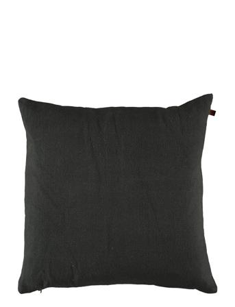 Cushion Cover Solid Washed Cotton Home Textiles Cushions & Blankets Cushion Covers Grå Noble House