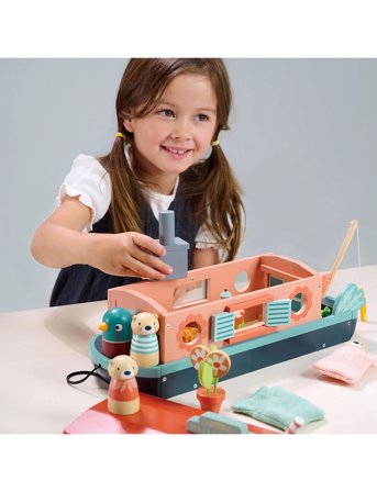 Tender Leaf Otter Canal Boat - Multi/patterned - ONE SIZE