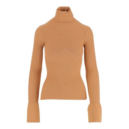 Andrea Adamo, Turtlenecks Beige, Dames, Maat:S