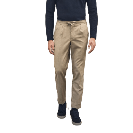 John Henric Wool Trousers Mira Byxor Herr Beige 44