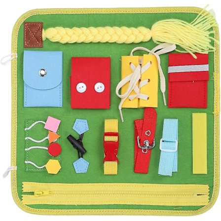 Fidget-filt för Demens | Lugnande Demensaktiviteter | Sensorisk Filt för Äldre