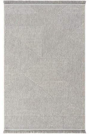 Hanah Home - Tæppe-Verona - Grå - Fladvævede tæpper - 160X230 - Fra Homeroom