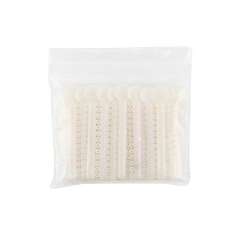 1 pakke = 1040 stk/40 pinner Kjeveortopedisk ligaturbånd Tannelastiske bånd for braketter Seler 38 farger å velge Hk 3-White