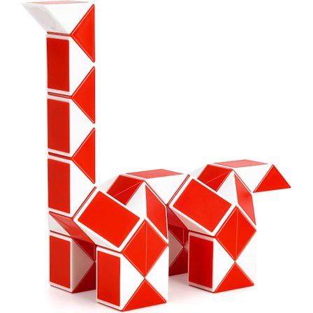 Magic Snake, Magic Snake med 48 Blokke, Drejelig Legetøjs Puslespil,