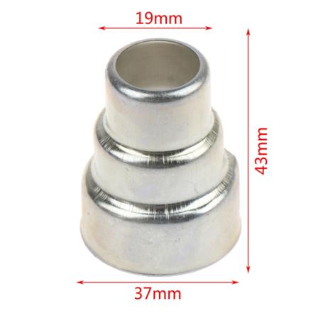 Ruostumattomasta teräksestä valmistettu lämpöpistoolin suutintarvikkeet yleisilmapistooli - Perfet B