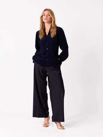 MATCH - Bellini bluse - Jean Paul - Str. XL - Dame - Skjorter & Bluser - Blå - 100% bomull