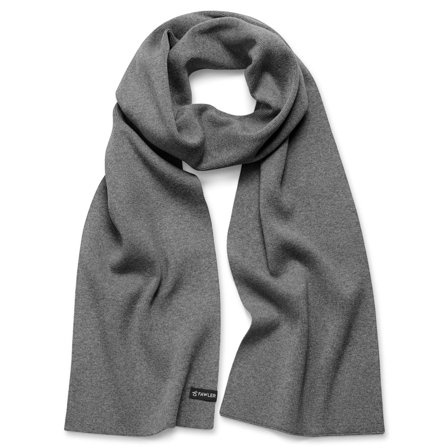Kyler Kite | Dark Grey Organic Cotton Scarf for Men - Winter Scarves