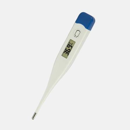 2 stk. digitalt og kropps termometer, vanntett, LCD-skjerm med måleområde +/- .1 oC, acou