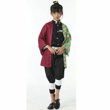 Demon Slayer Tomioka Giyuu Cosplay Kostym För Barn, Flickor, Pojkar
