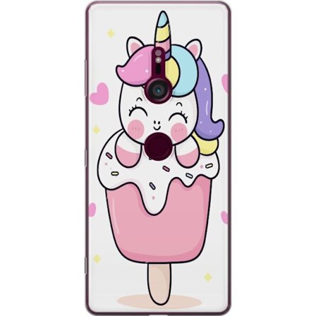 Mobilskal till Sony Xperia XZ3 med Glad enhörning