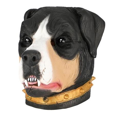 Zodiac Dyr Kylling Hest Hund Gris Tigerhode Kaninmaske Latekskostyme Halloween maskerekvisitter style 12