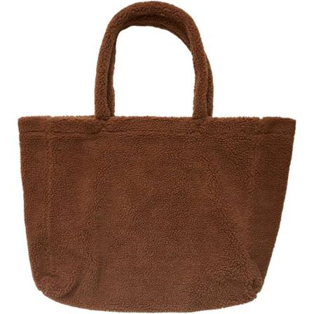 Moss Copenhagen Mschteddy shopper Tas dark brown , Bruin , Dames , Maat: ONE Size