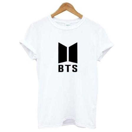 Bts Kortärmad T-shirt Dam Vit T-shirt S T-shirts Casual Lösa toppar white