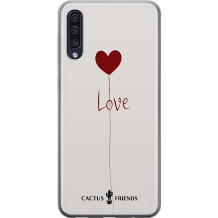 Yhteensopiva Puhelinkuori Samsung Samsung Galaxy A50 Cactus and Friends - Love Balloon Minimal