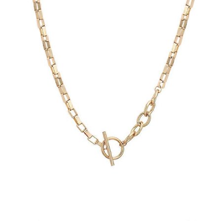 Tykt kjede halskjede dame trendy enkel motedesign følelse halskjede kragebeinskjede