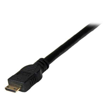 StarTech 1m (3.3 ft) Mini HDMI to DVI Cable, DVI-D to HDMI Cable (1920x1200p), 19 Pin HDMI Mini Male to DVI-D Male, Digital Monitor Cable Adapter