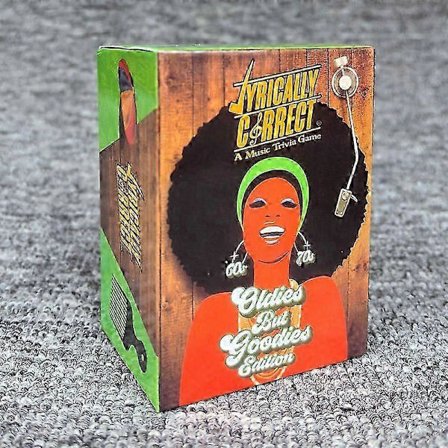 Lyrically Correct Ett Musik Trivia Kortspel Kompatibelt med Vänner Vuxna Familjesammankomster Festspelskvällar