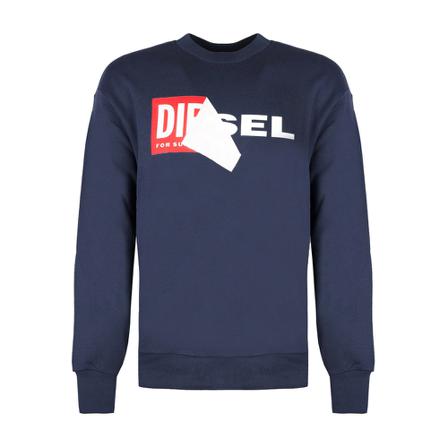 Diesel Sweatshirt Blå, Herre Sweatshirts