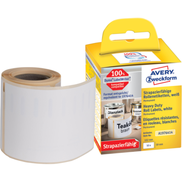 Etikett Hvit Dymo 59x102 mm