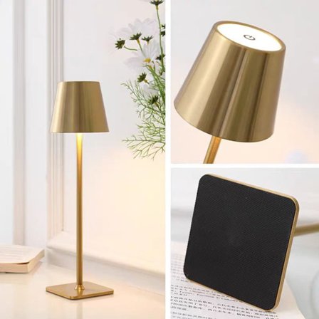 LED-bordslampa med touch & uppladdningsbar funktion