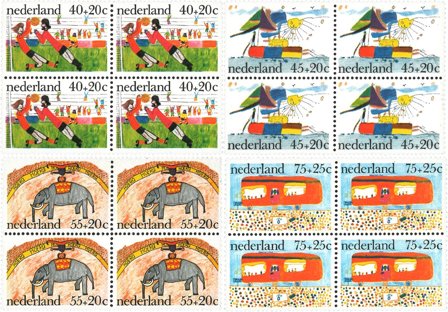 Holland 1976 - NVPH 1103-1106 - 4-blokke - Postfrisk