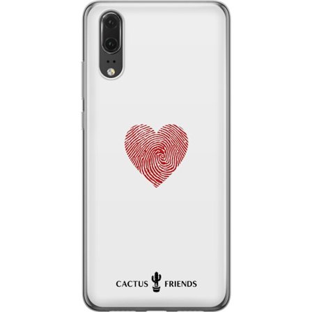 Yhteensopiva Puhelinkuori Huawei Huawei P20 Cactus and Friends - Fingerprint Love
