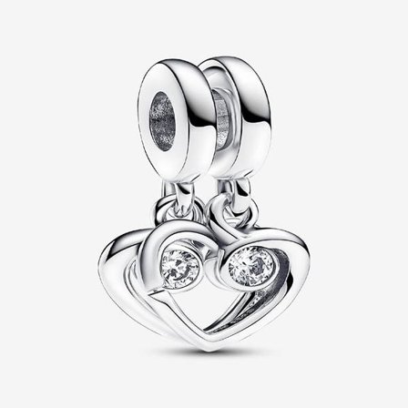 Pandora - Forever & Always Delbart Hänge - Sterlingsilver