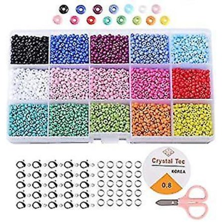 Pony Glasfrøperler 3mm DIY Armbånd Halskæder Smykker
