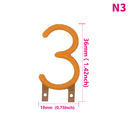 IC arabiska siffror Filament 01234567689 DC3V 20mA LED COB LED DIY N3