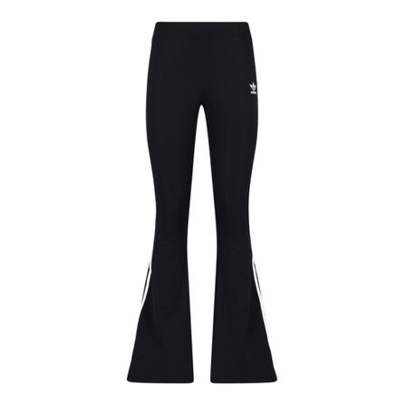 Adidas, Wide Trousers Zwart, Dames, Maat:L