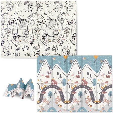 Taitettava vaahtomuovimatto 200 x 150 x 1 cm Nukido NK-341