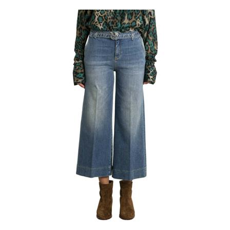 Pinko, Jeans Flare Peggy 12 _26 Blauw, Dames, Maat:W30