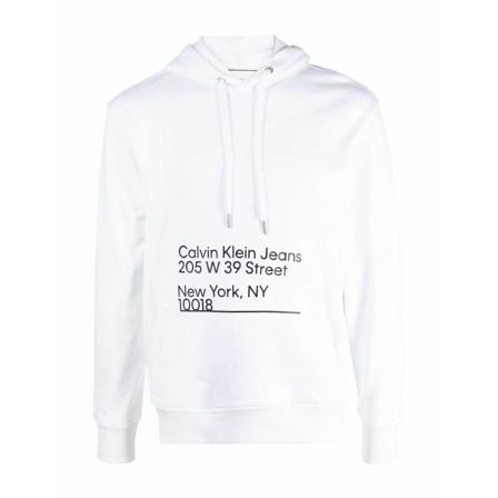 Calvin Klein Jeans, Hoodies Wit, Heren, Maat:XL