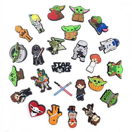 Star Wars Star Wars-serie Crocs Blomst Sko Spenne DIY Hagesko Dekorativ Spenne