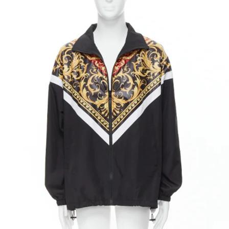 Versace Pre-owned Pre-owned nylon overtj Sort, Dame Vintage Jakker