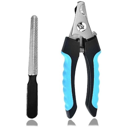 Hundesaks for negler med sikkerhetsbeskyttelse, rustfritt stål, dyreklo-saks