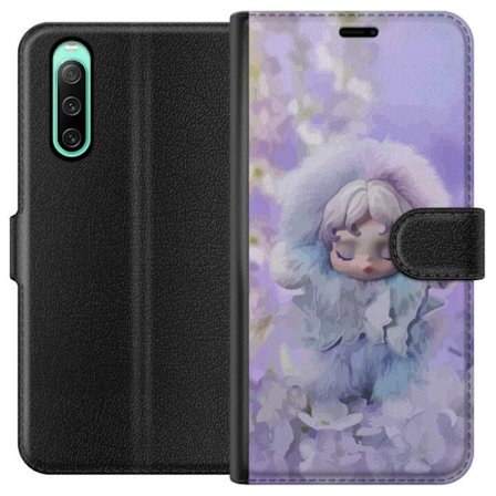 Kompatibelt Plånboksfodral till Sony Sony Xperia 10 IV Panda Vinyl Style Figur Anime