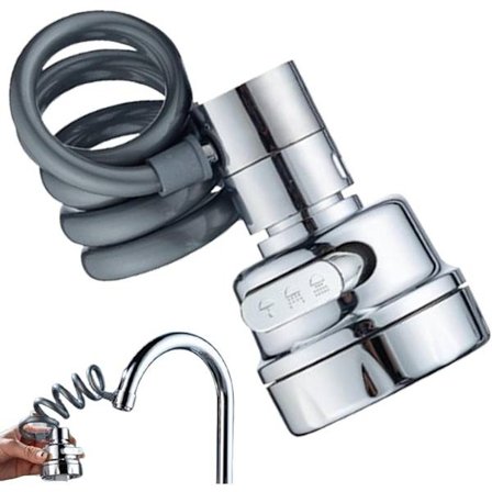 Köksblandare med spruta, Köksblandarfästen, Blandarförlängningar, 3 lägen, Vattenbesparande blandare för dusch, Kök, Badrum
