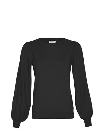 Mschtamana Rachelle Pullover Tops Knitwear Jumpers Black MSCH Copenhagen