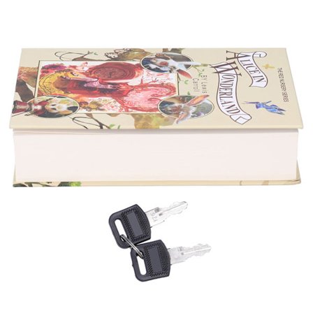 Simuleringsbog Sikkerhedskasse Innovativ Penge Bank Kort Smykker Sikkerhedsopbevaringsboks med nøgle