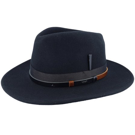 Bailey - Black - fedora - Hat - Falcon Black Fedora - Hatstore