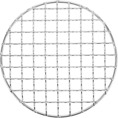Runt metallgaller för grill - Kompatibelt med Weber - Matlagningsnät för kött, fisk, grönsaker - Ångkylningsställ (30 cm)