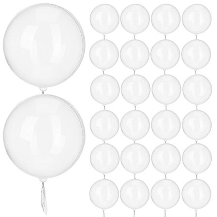 100 stk. Bubble Bobo Ballonger Party Bobo Ballonger Klare Ballonger Bubble Klare Ballonger For Fest Bursdag Bryllup 8 tommer