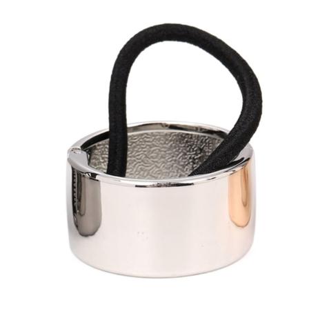 Hårmanchet hestehaleholder SØLV Silver