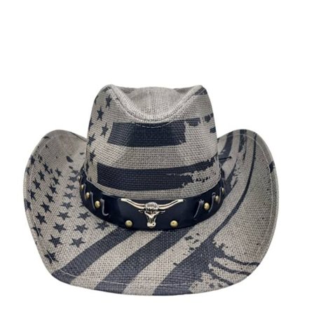 Cowboyhatt Bull Grey