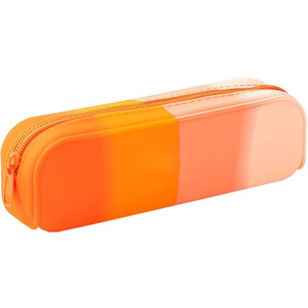 Pennal for fyllepenner, kulepenner, hodetelefoner data oransje KLB