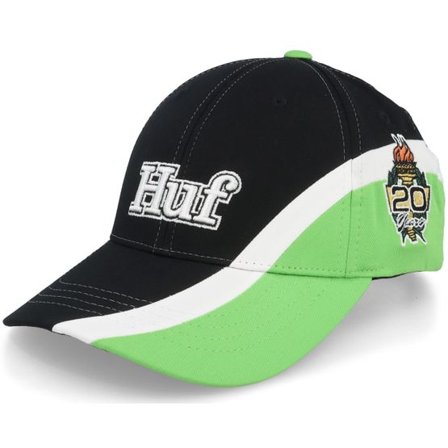 HUF - Svart adjustable Keps - Daytona 6-panel Cv Black Adjustable @ Hatstore