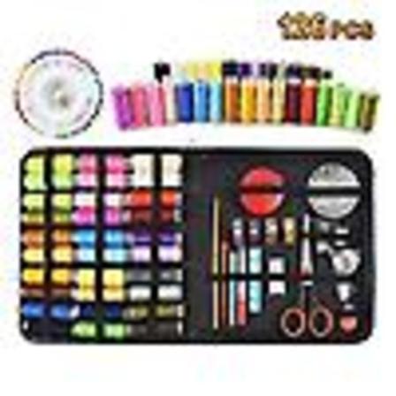 Ompelutarvikesarja, 228/206/200/126 kpl ensiluokkaisia ompelutarvikkeita, ompelutarvikesarja 126pcs